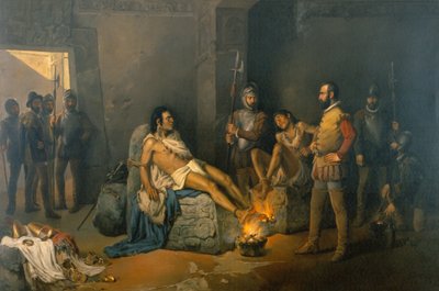 La tortura di Cuauhtémoc da Leandro Izaguirre